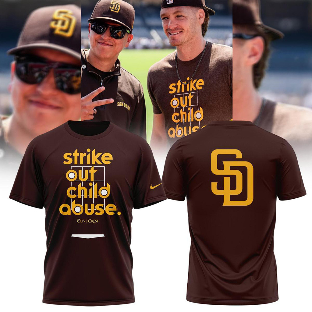 San Diego Padres Strike Out Child Abuse Shirt San Diego Padres Merch Gifts For Friends-1