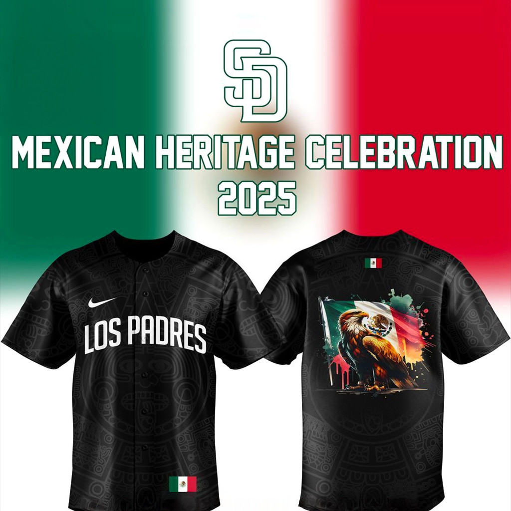 San Diego Padres X Mexican Heritage Celebration 2025 Baseball Jersey Padres Merch Gifts For Him-1
