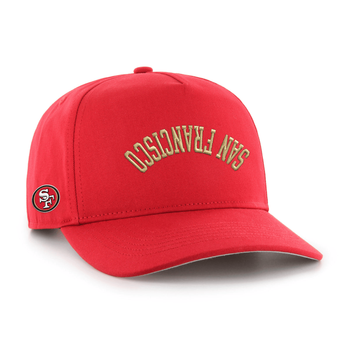 San Francisco 49Ers Upside Down Hat Trend San Francisco Reversed Hat Useful Gifts For Dad-1
