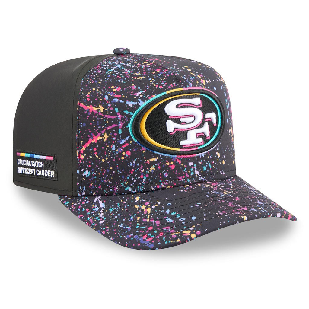 San Francisco 49ers Crucial Catch NFL Hat 2025 Rainbow 49ers Merch Friend Gifts-1