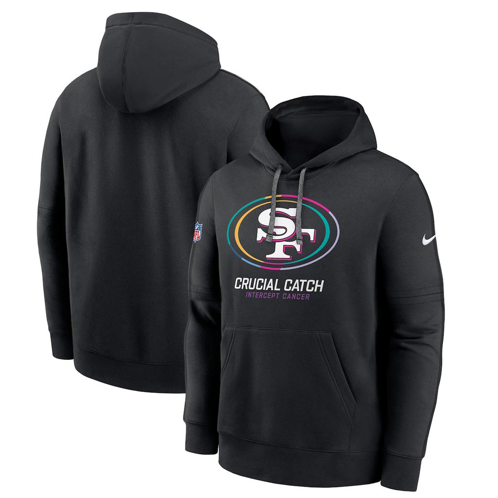 San Francisco 49ers Crucial Catch NFL Hoodie 2025 Rainbow 49ers Merch Gift For Brother-1