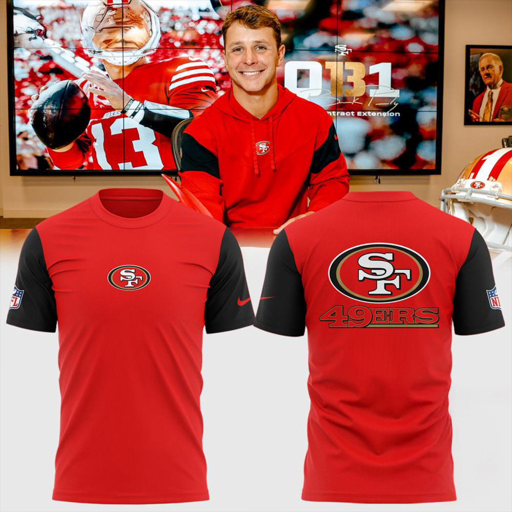 San Francisco 49ers The Rivalries Uniforms 2025 Red T-Shirt 49ers Merch Best Gifts For Him-1