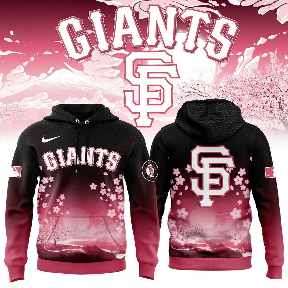 San Francisco Giants Cherry Blossom 2025 Hoodie San Francisco Giants Merch Mothers Day Gifts-1