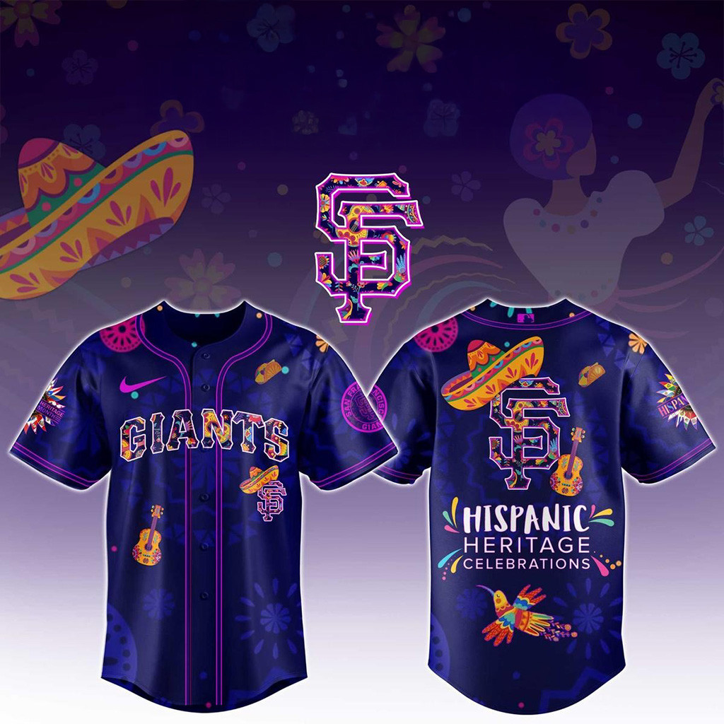 San Francisco Giants Hispanic Heritage Celebrations 2025 Baseball Jersey Giants Merch Him Gifts-1
