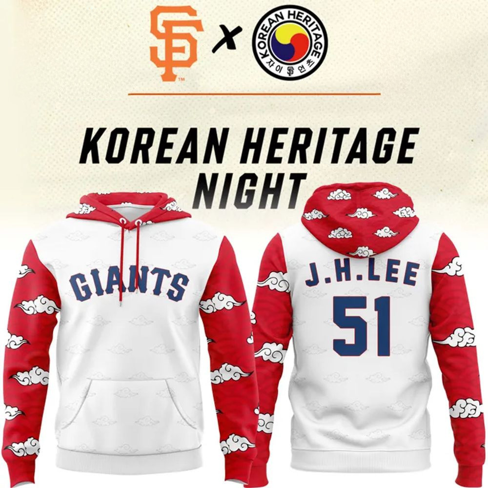 San Francisco Giants Jung Hoo Lee Korean Heritage Hoodie San Francisco Giants Merch Fans Gifts-1