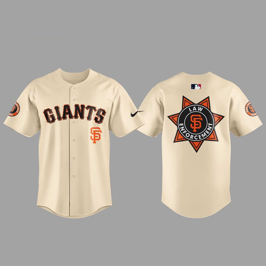 San Francisco Giants Law Enforcement Appreciation Night 2025 Baseball Jersey Giants Merch-1