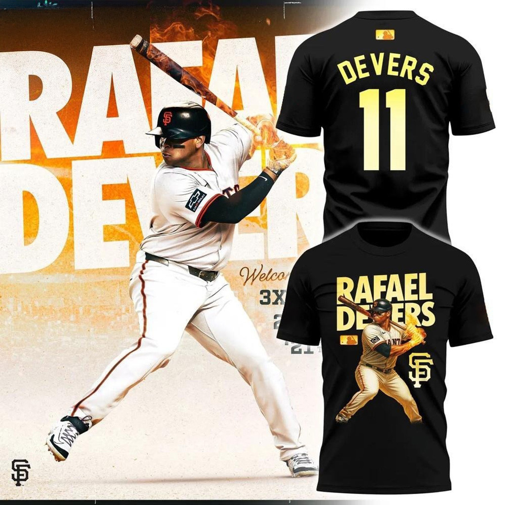 San Francisco Giants Rafael Devers 11 Shirt Giants Merch Gifts For Baseball Fans-1
