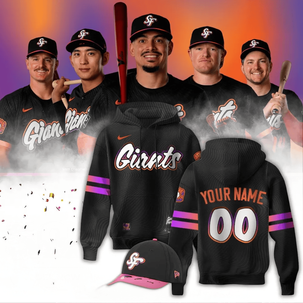 San Francisco Giants x City Connect 2025 Hoodie San Francisco Giants Merch Good Gifts For Dads-1