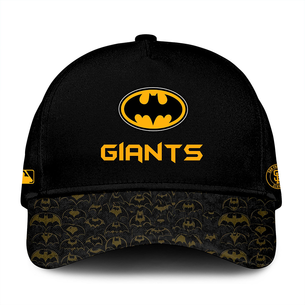San Francisco Giants x DC Batman Game Night Hat Baseball Lover Gift Ideas-1