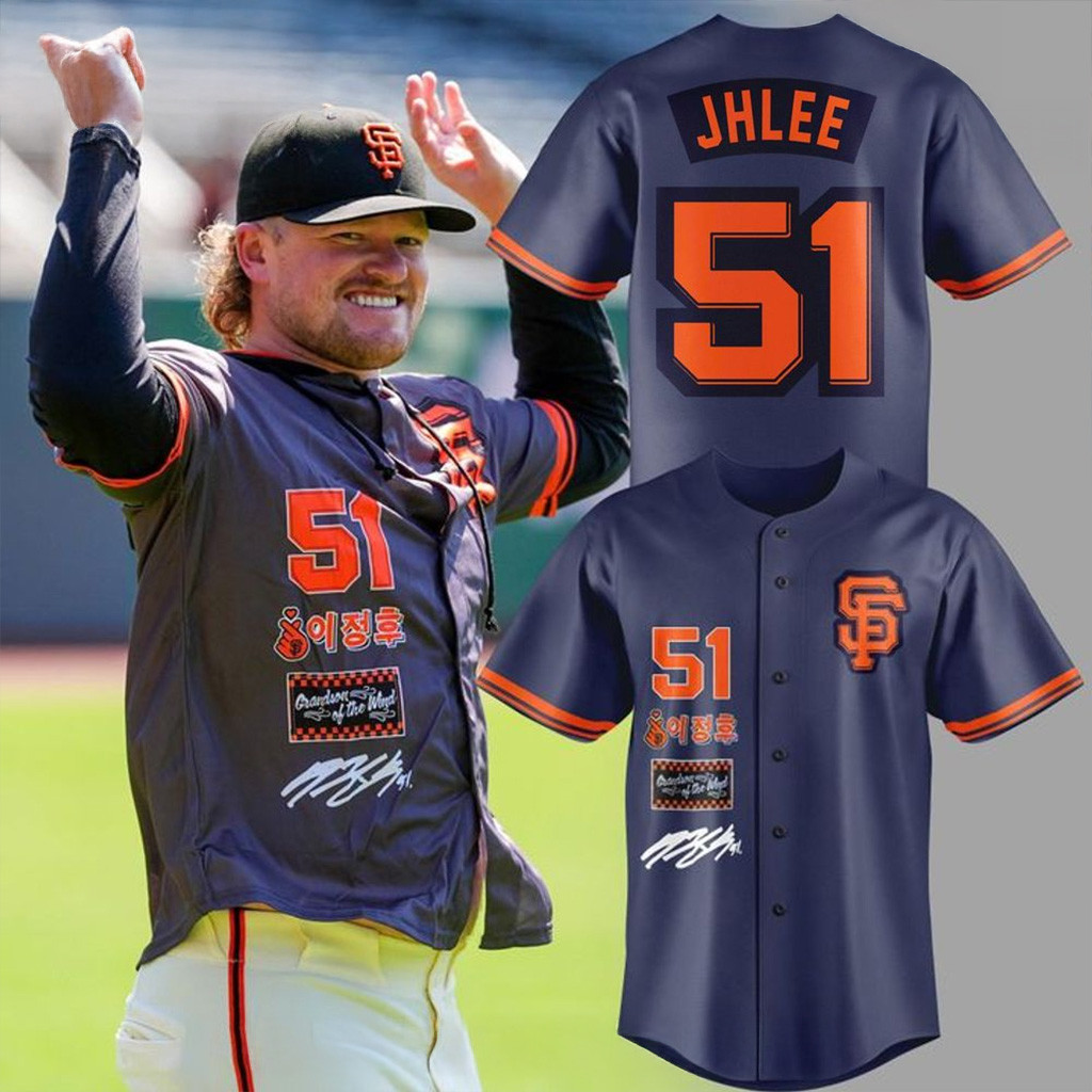 San Francisco Giants x Jung Hoo Lee Special Edition Baseball Jersey-1