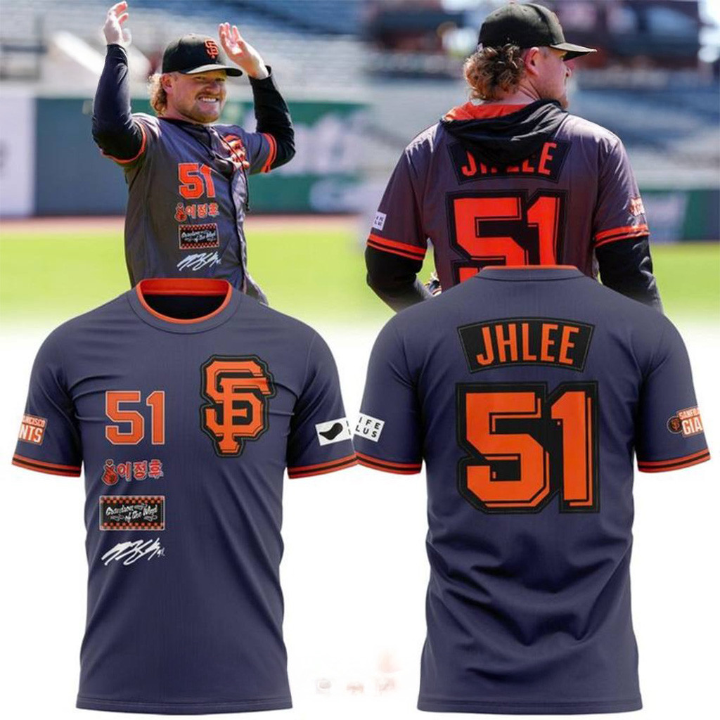 San Francisco Giants x Junghoo Lee 51 Special T Shirt Giants Merch Gifts For Dad-1