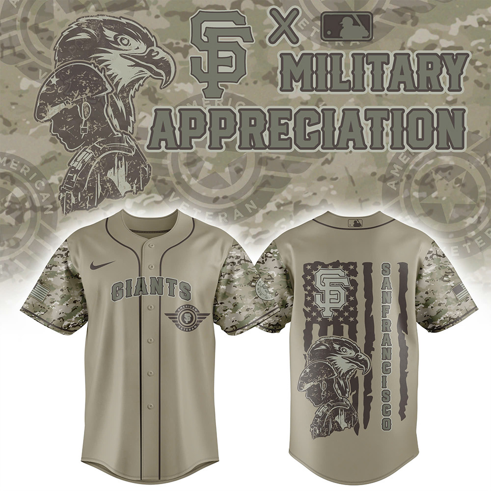 San Francisco Giants x Veteran U.S 2025 Baseball Jersey Gifts For Father-1