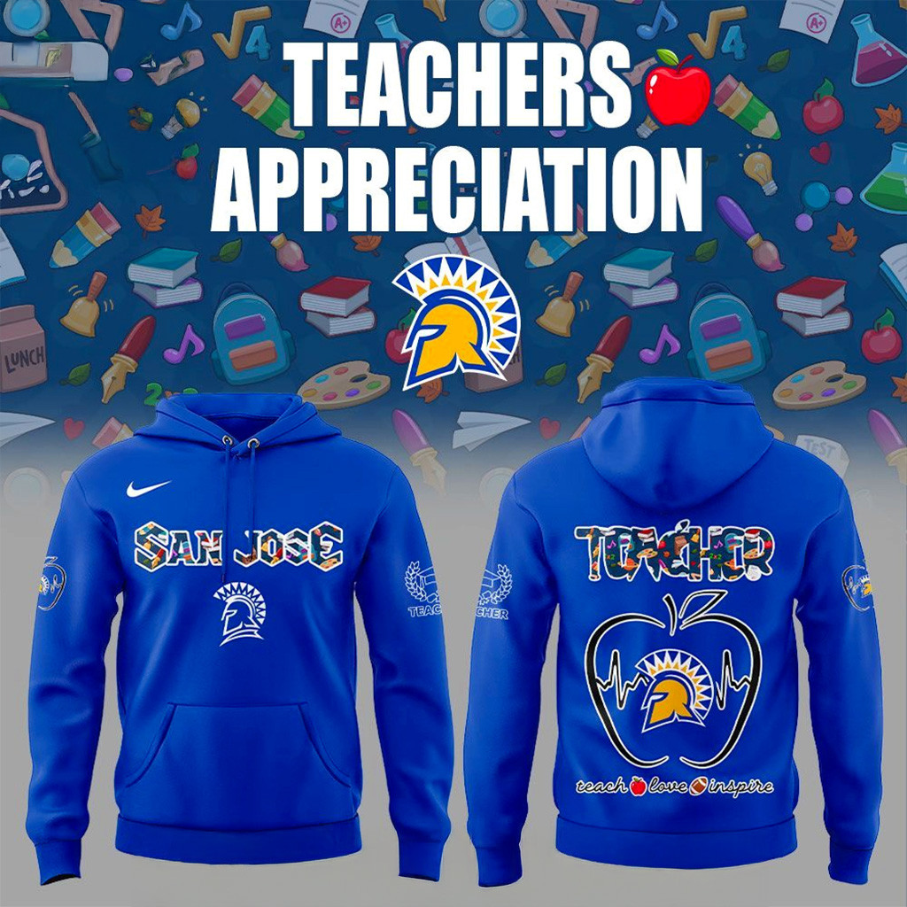 San Jose State Teachers Appreciation 2025 Hoodie Spartans Merch Gifts For Son-1