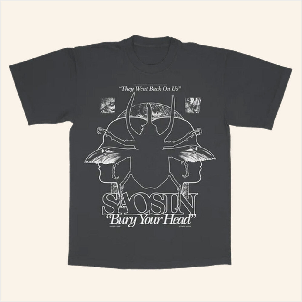 Saosin Merch Bury Your Head T-Shirt Present For Husband Birthday Gifts For Best Friend-1