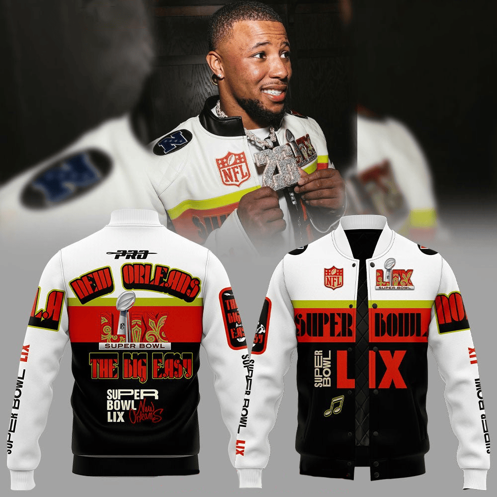 Saquon Barkley Super Bowl LIX Pro Standard City Pinnacle Jacket Saquon Barkley Merch For Fans-1