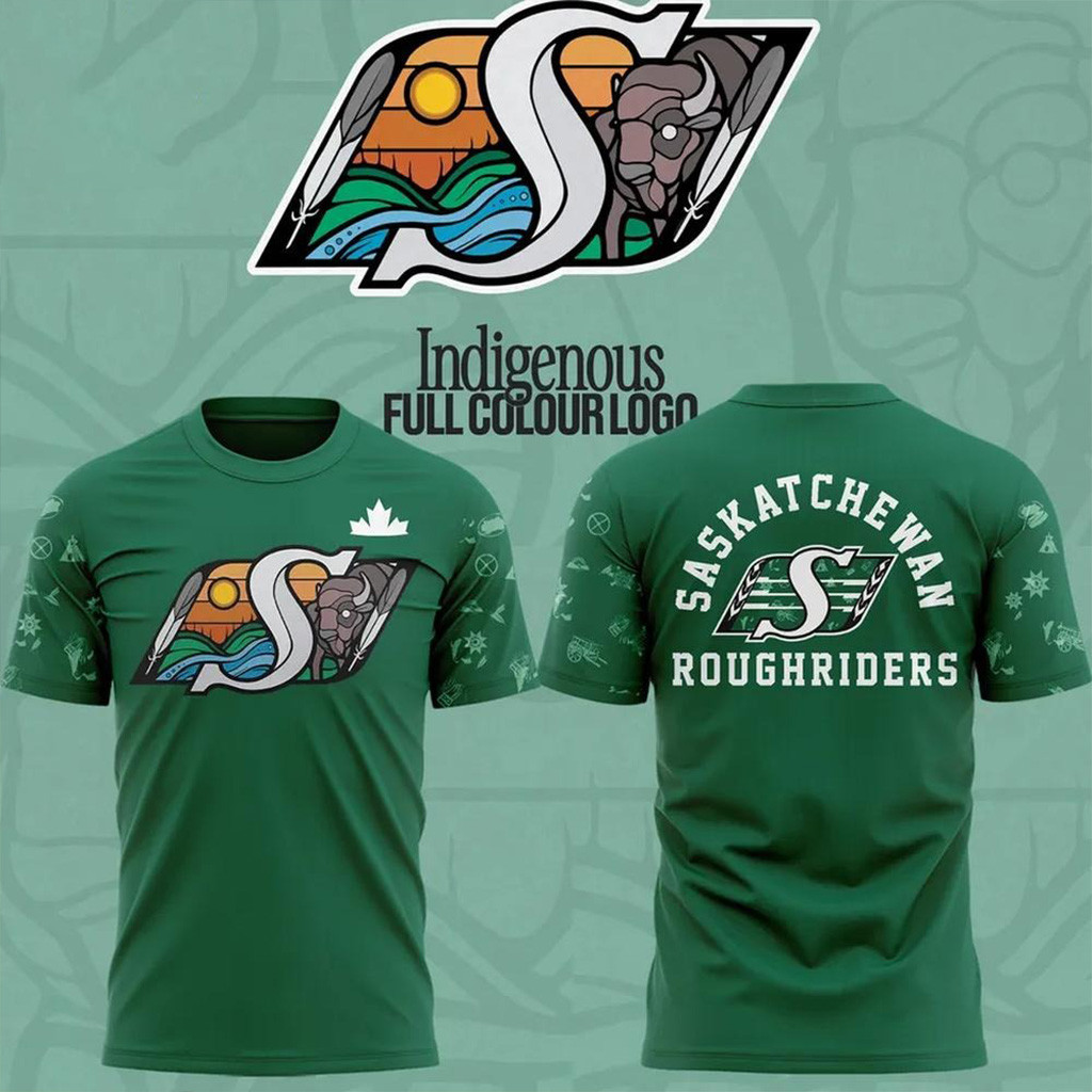 Saskatchewan Roughriders 2025 Indigenous Heritage T-Shirt Football Fan Gift Ideas-1