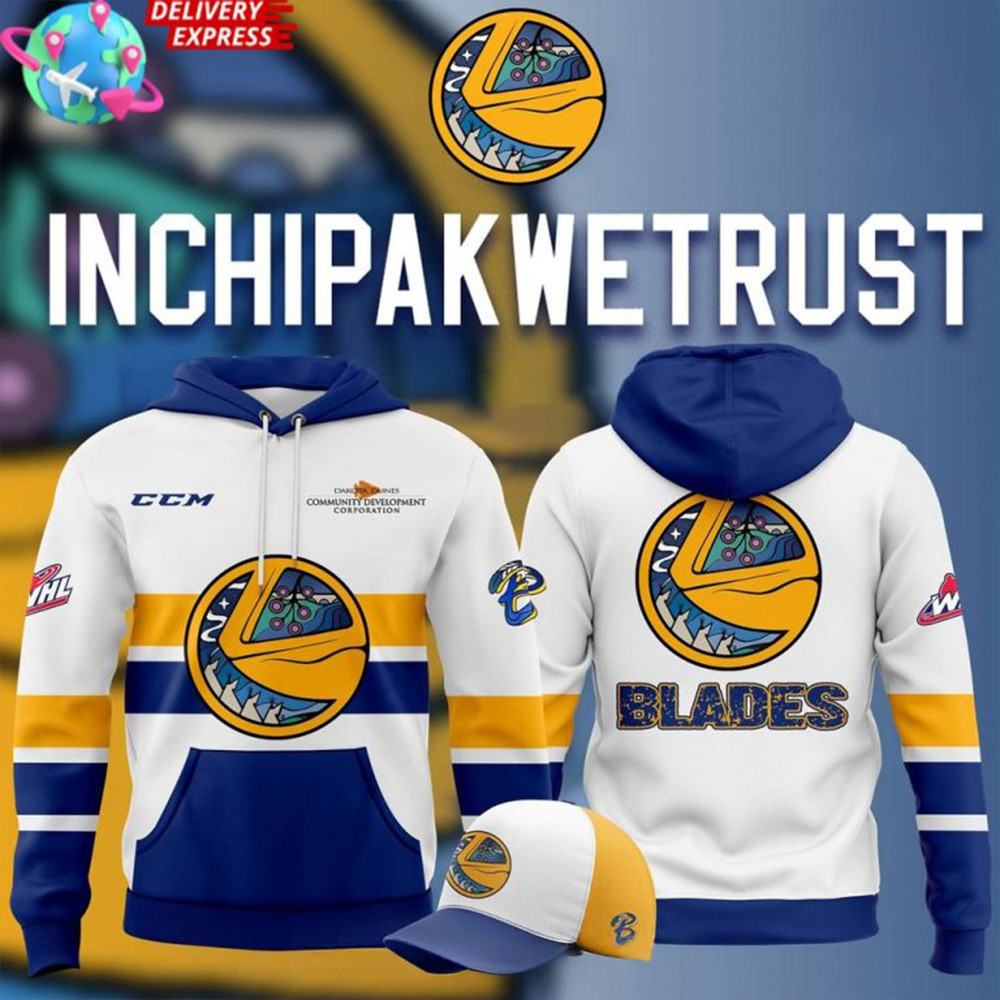 Saskatoon Blades Inchipakwetrust Special Hoodie Blades Merch Perfect Father's Day Gifts-1
