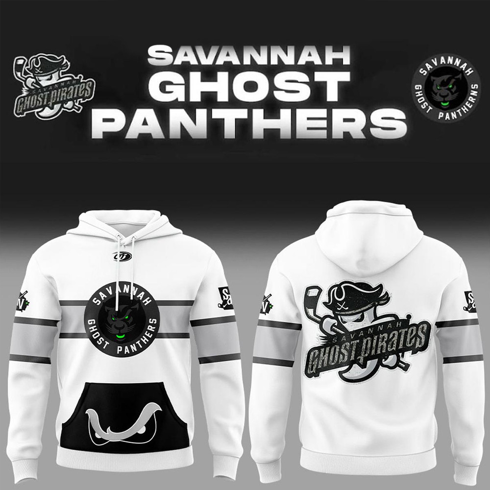 Savannah Ghost Pirates Ghost Panthers Nights 2024 Celebration Hoodie Gifts For Hockey Fan-1
