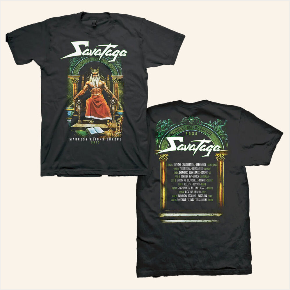 Savatage Merch Savatage Hall Eu 2025 Shirt Gifts For Dad Birthday Gifts For BFF-1