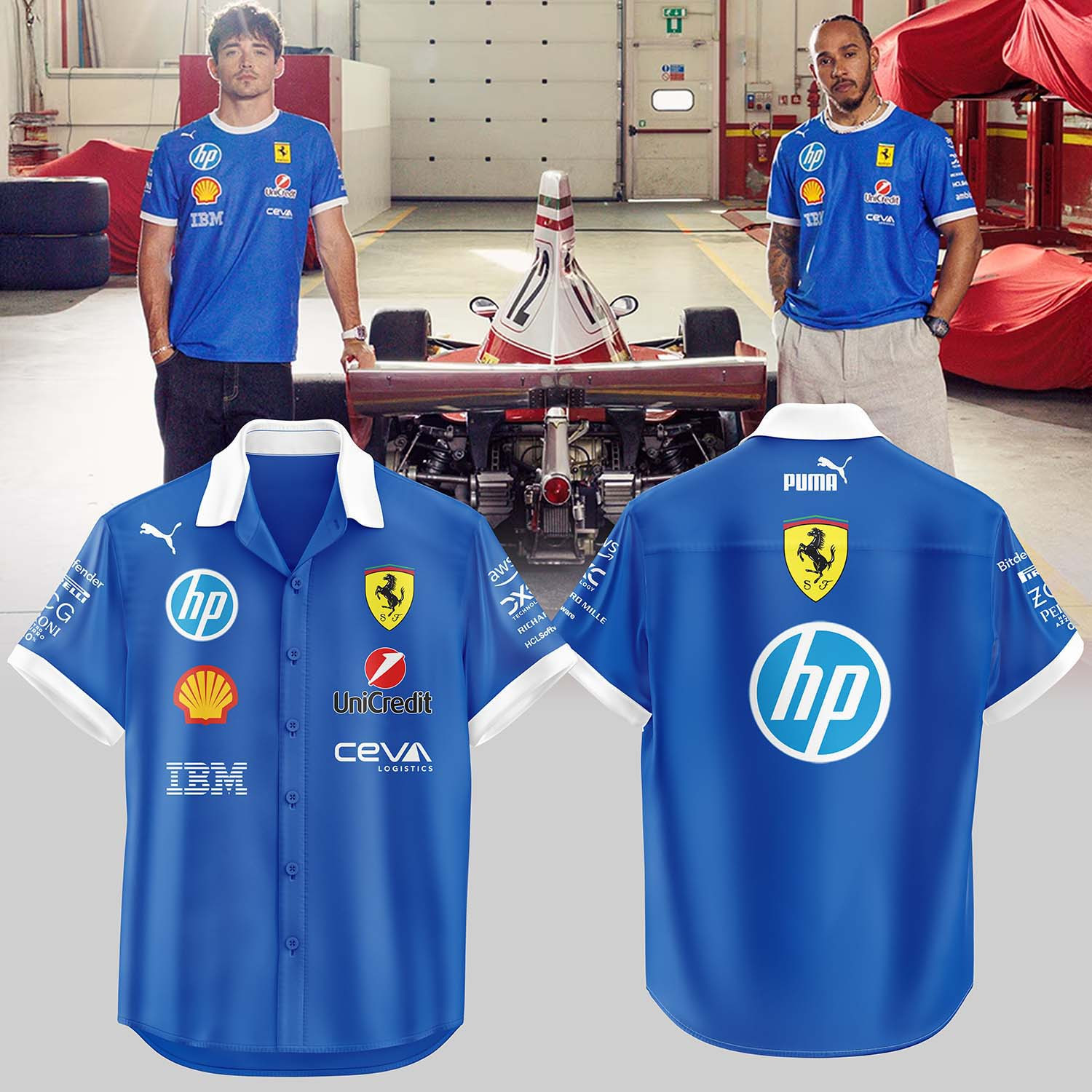 Scuderia Ferrari Merch 2025 Hawaiian Shirt Monza Edition Best Gift For F1 Racing Lovers-1