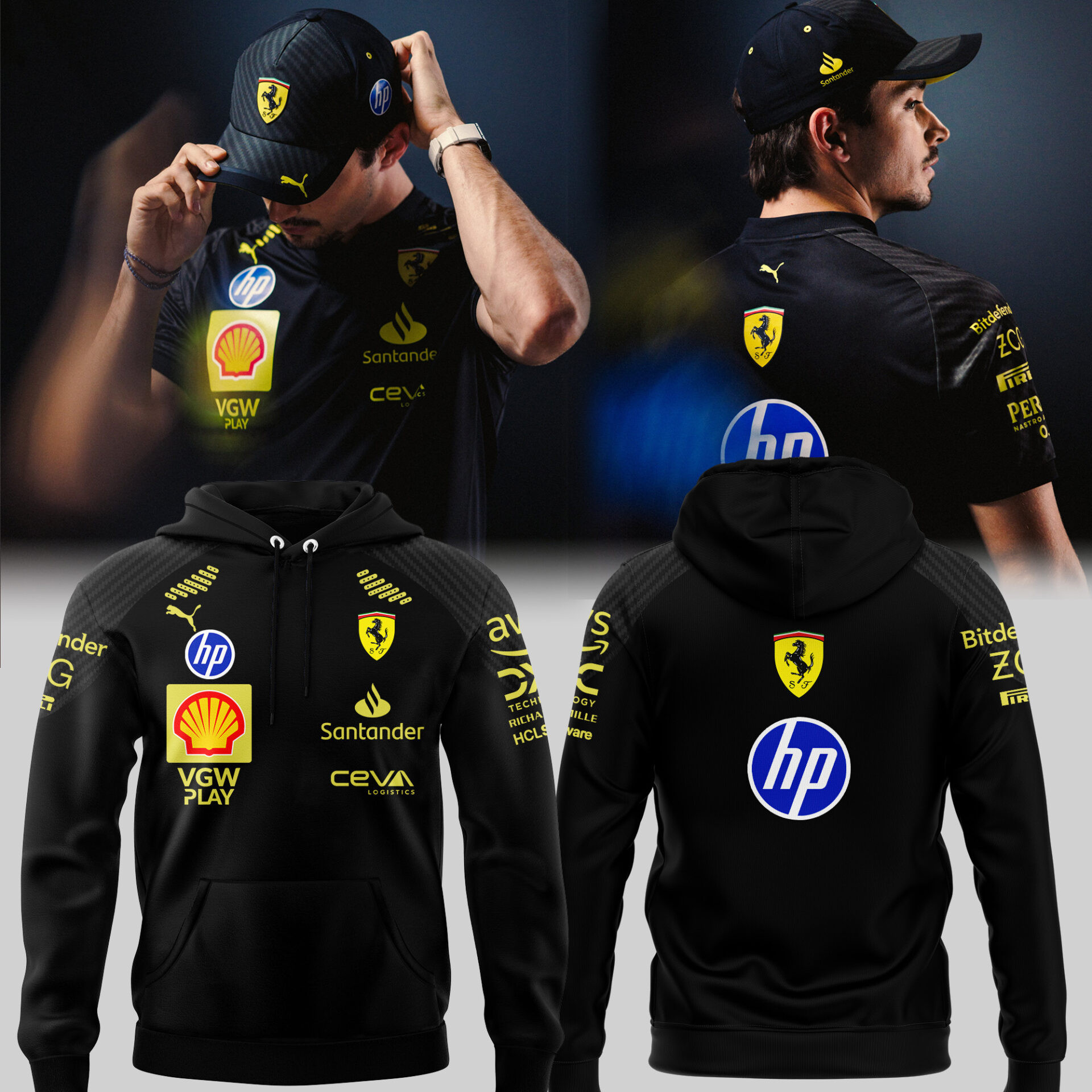 Scuderia Ferrari Merch Hoodie Edition Black Italiangp 2025 Cool Gift For F1 Merchandise USA-1 Scuderia Ferrari Merch Hoodie Edition Black Italiangp 2025 Cool Gift For F1 Merchandise USA-1