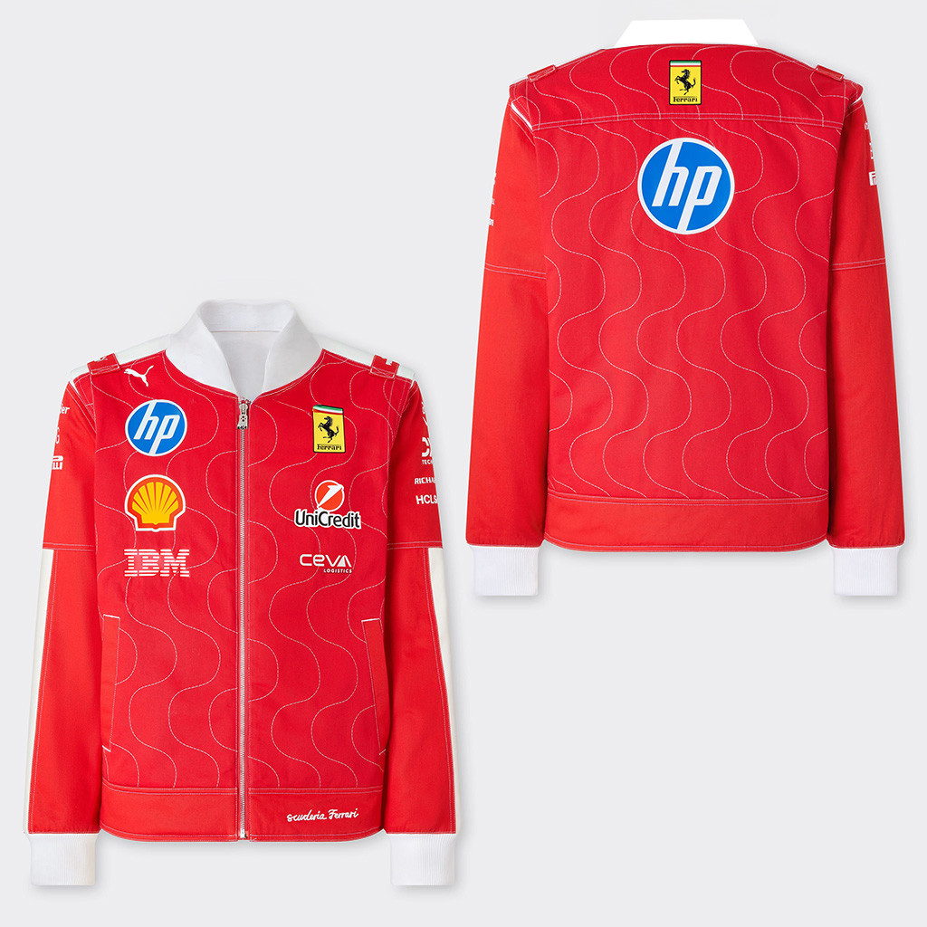 Scuderia Ferrari Monza 2025 Merch Puma For Scuderia Ferrari HP 2025 Monza Jacket Gifts For Him-1
