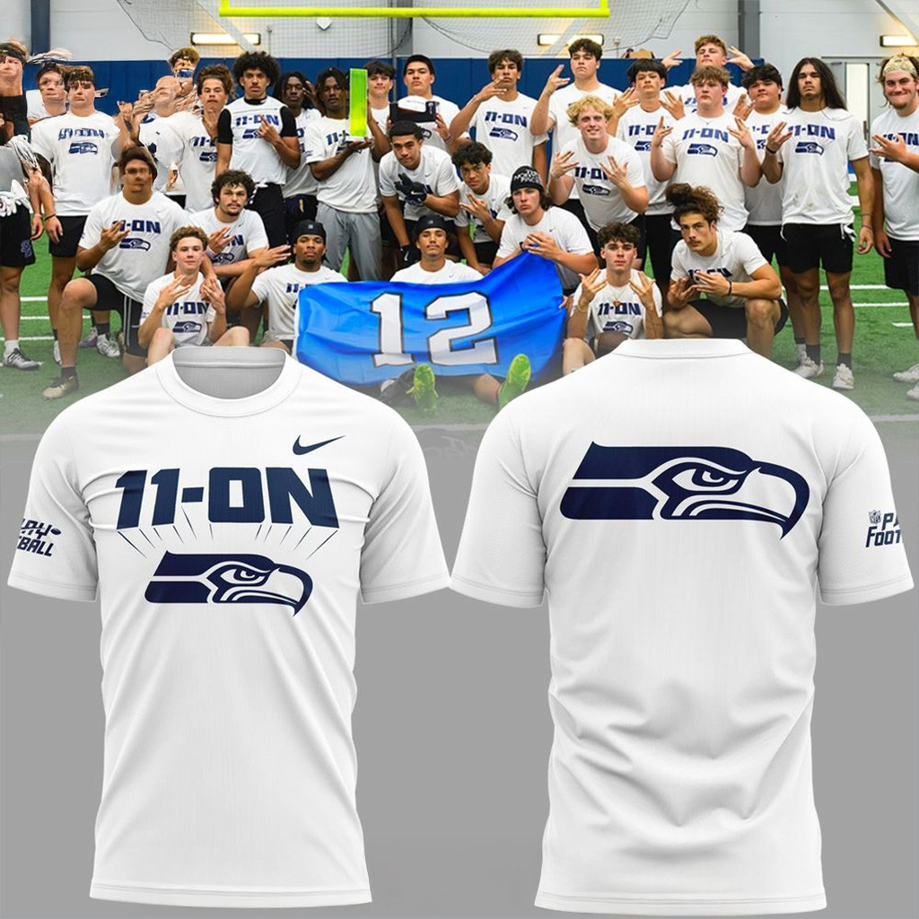 Seahawks Football 11 0N Champs T-Shirt Seahawks Merch Gifts For Fans-1