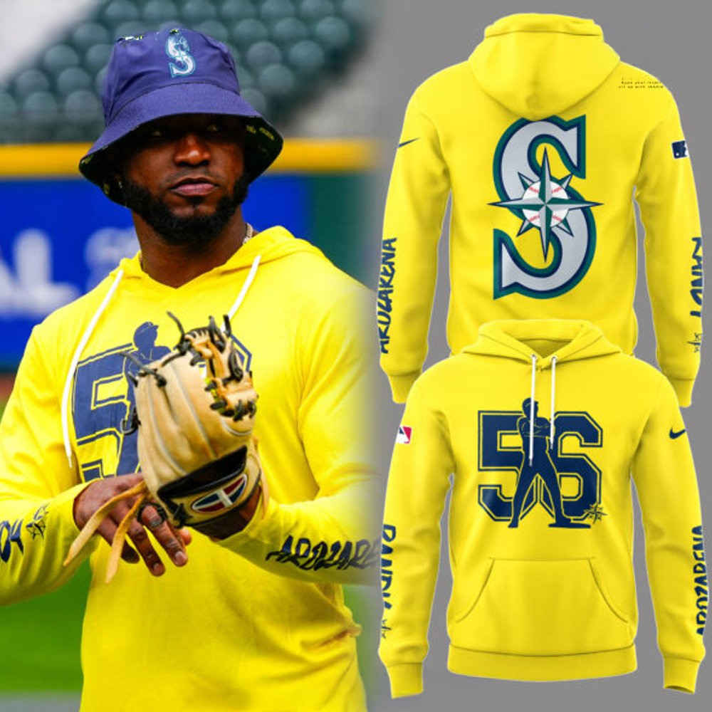 Seattle Mariners Baseball Randy Arozarena Hoodie Seattle Mariners Merch Great Father's Day Gifts-1