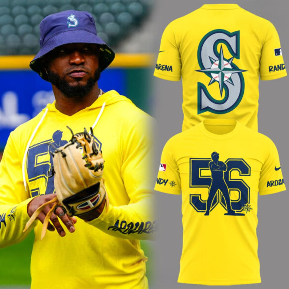 Seattle Mariners Baseball Randy Arozarena Shirt Seattle Mariners Merch Great Father's Day Gifts-1