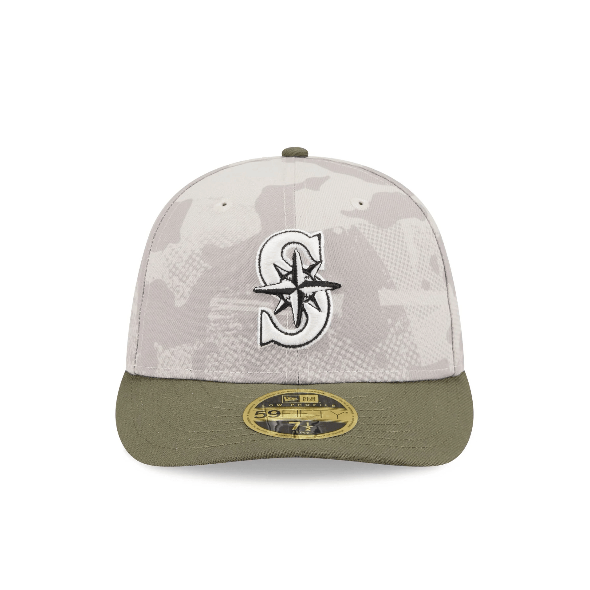 Seattle Mariners Camo Hat MLB Armed Forces Day 2025 Hat Merch Best Father's Day Special Gifts-1