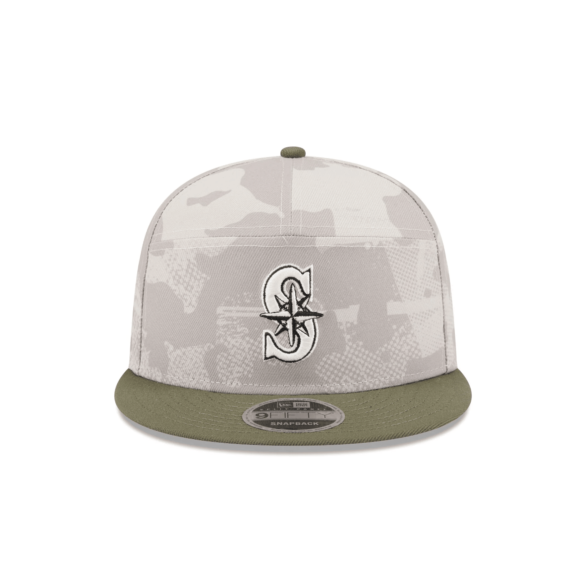 Seattle Mariners Camo Hat Snapback MLB Armed Forces Day 2025 Hat Merch Best Father's Day Gifts-1