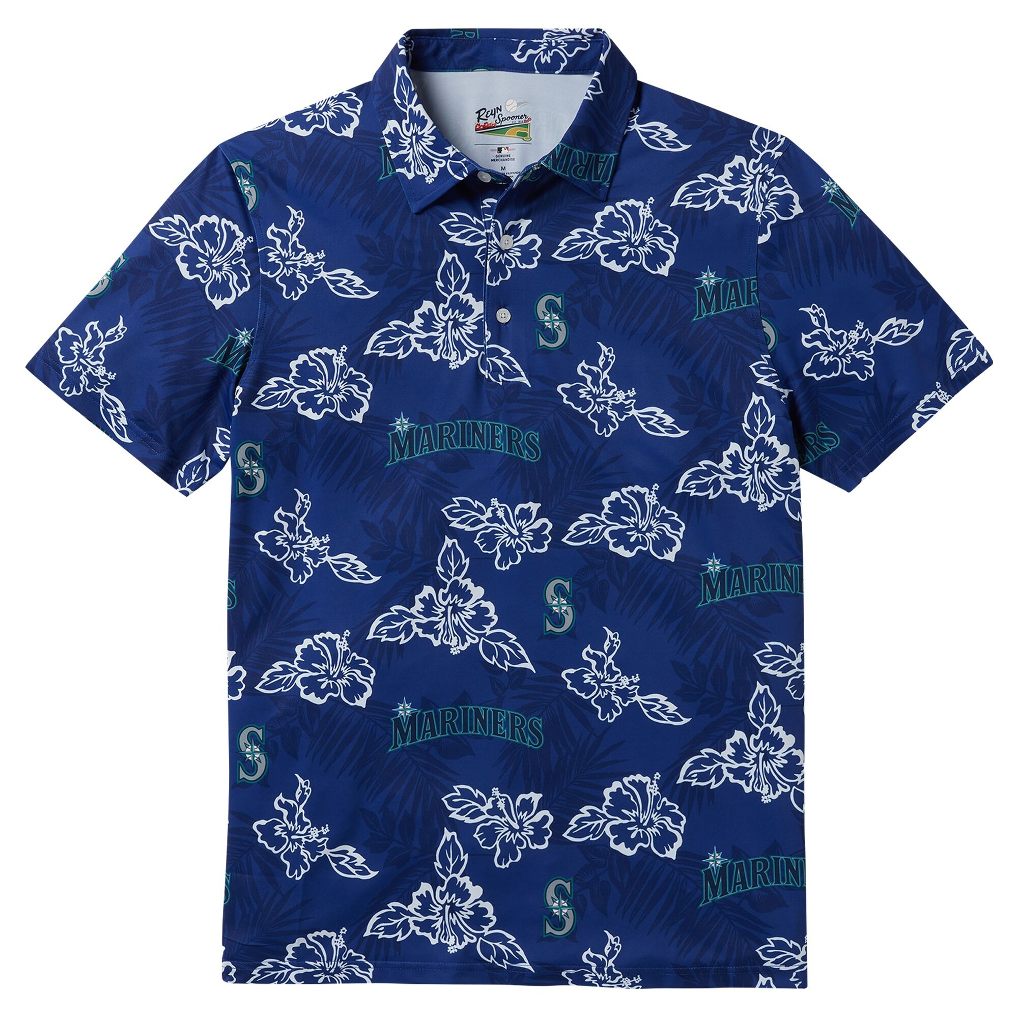 Seattle Mariners Polo Shirt MLB Aloha Shirt Unique Dad Gifts For Father's Day-1