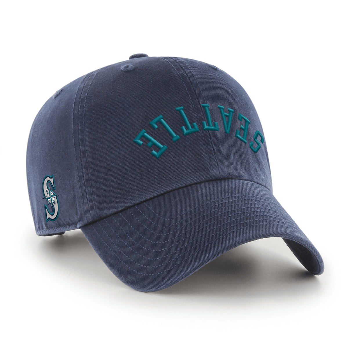 Seattle Mariners Upside Down Hat Trend Seattle Reversed Hat Dad Fathers Day Gifts-1