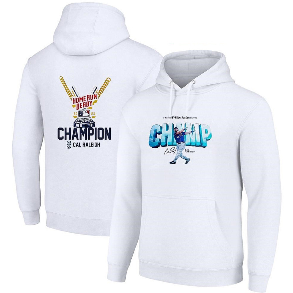 Seattle Mariners X Cal Raleigh Home Run Derby Champions 2025 Hoodie Seattle Mariners Merch-1