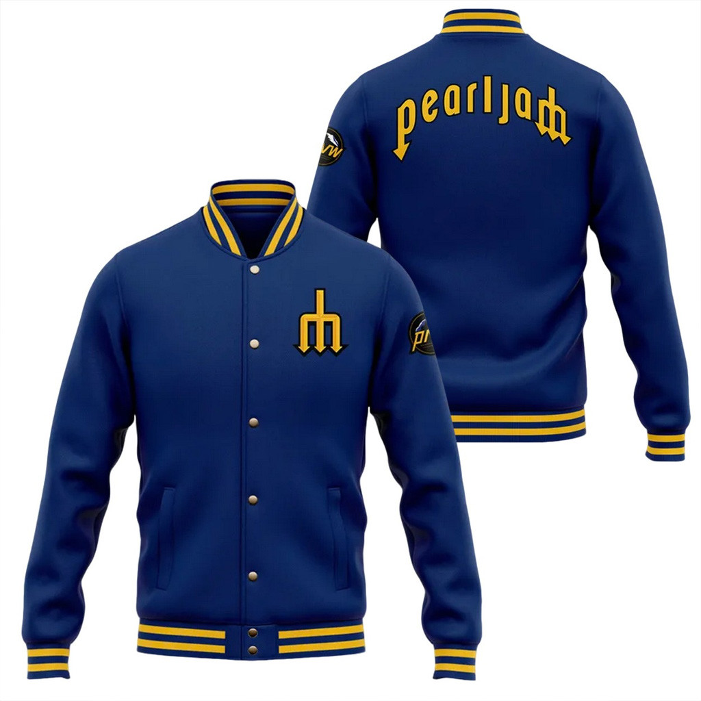 Seattle Mariners X Pearl Jam Ten Club Night Jacket Seattle Mariners Merch Gifts For Fan-1