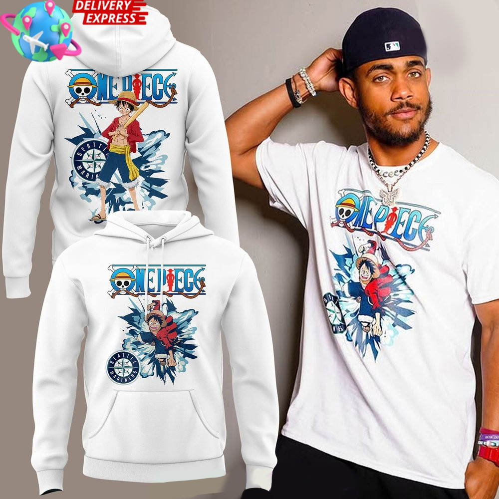 Seattle Mariners x One Piece Special Edition Hoodie Mariners Merch Fathers Day Gifts Special-1