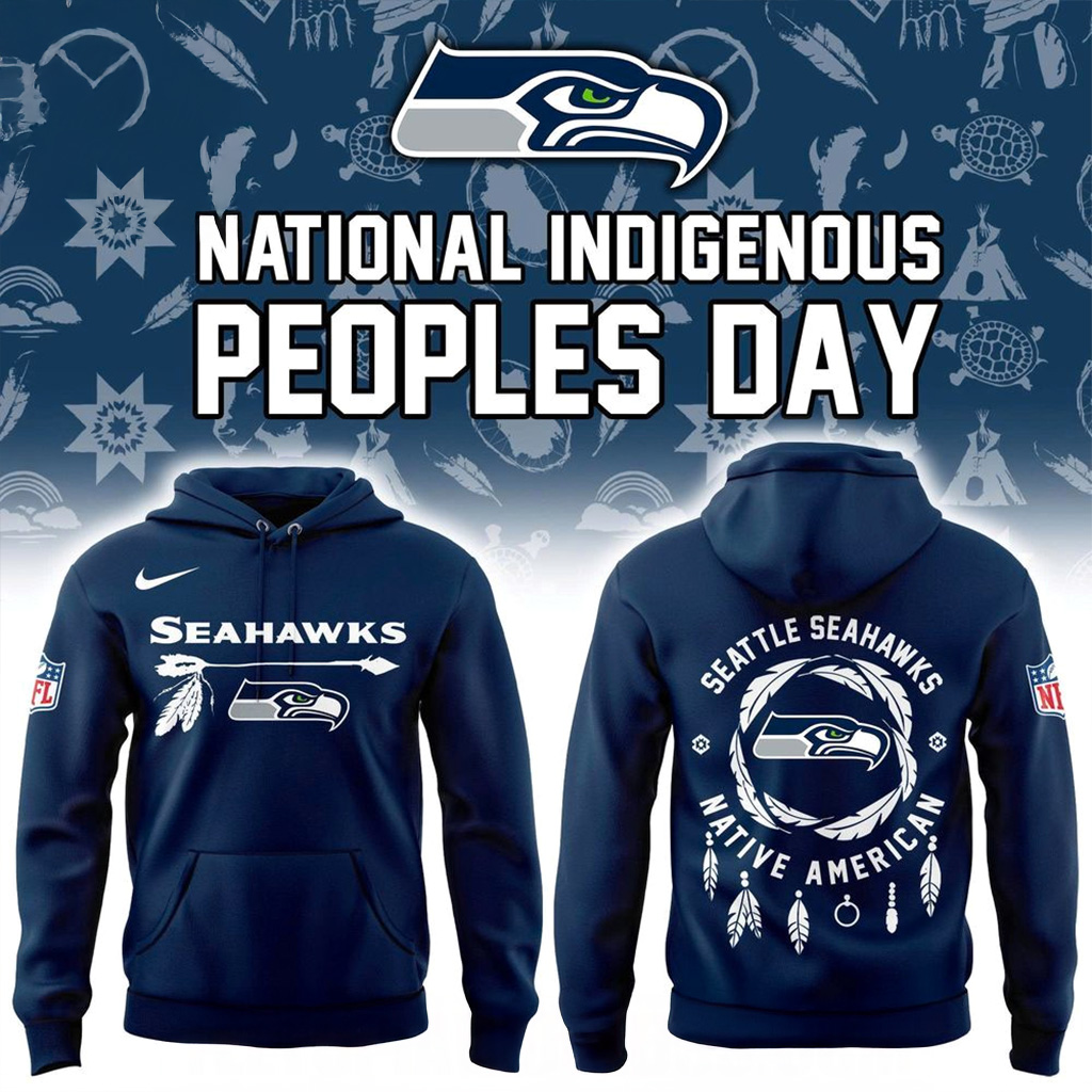 Seattle Seahawks National Indigenous Peoples Day Hoodie Seahawks Merch Gifts For Football Fan-1