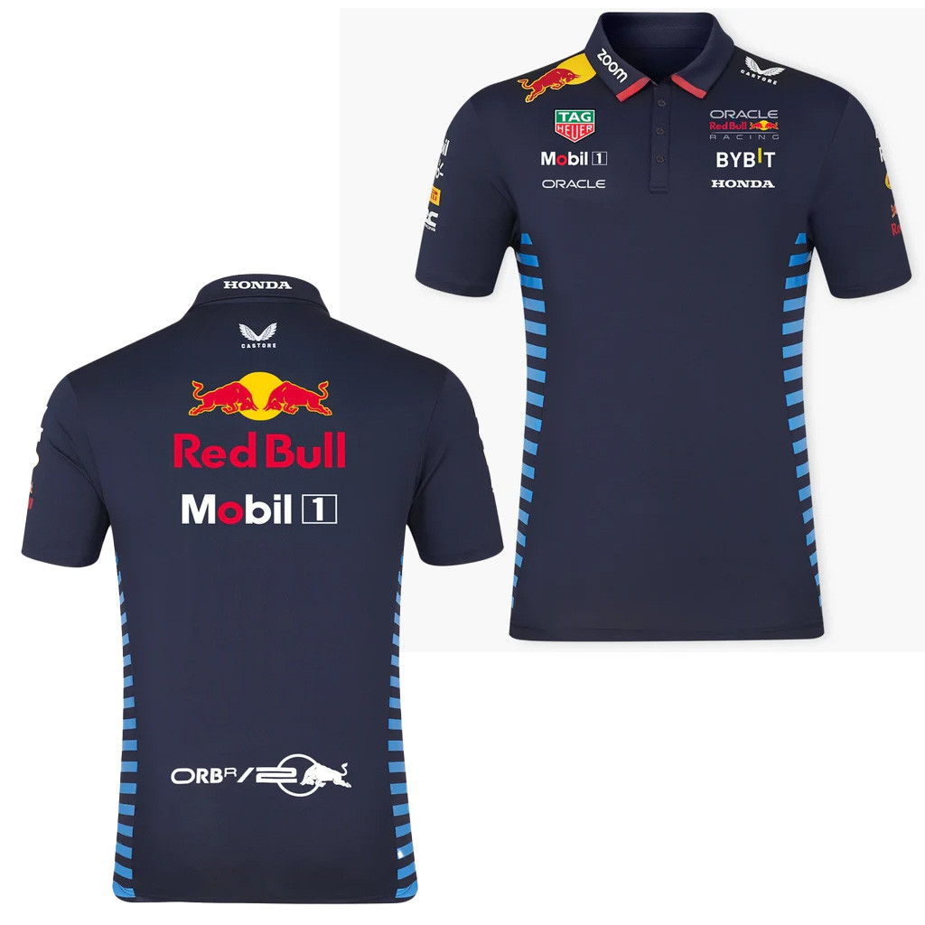 Sergio Checo Perez Merch Red Bull Racing F1 2024 Polo Shirt Gift Ideas For Husband-1