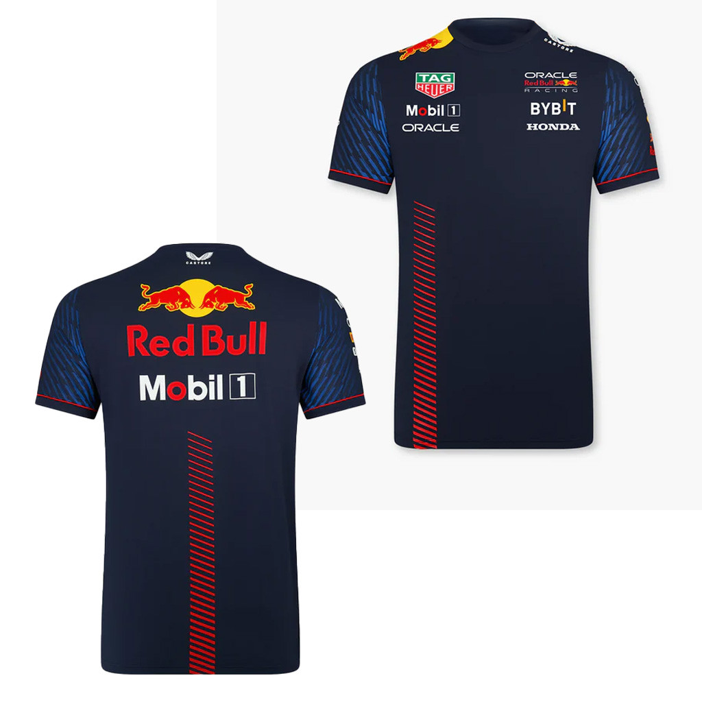 Sergio Checo Perez Merch Team Red Bull Racing F1 2023 Polo Shirt Gifts For Racing Fans-1