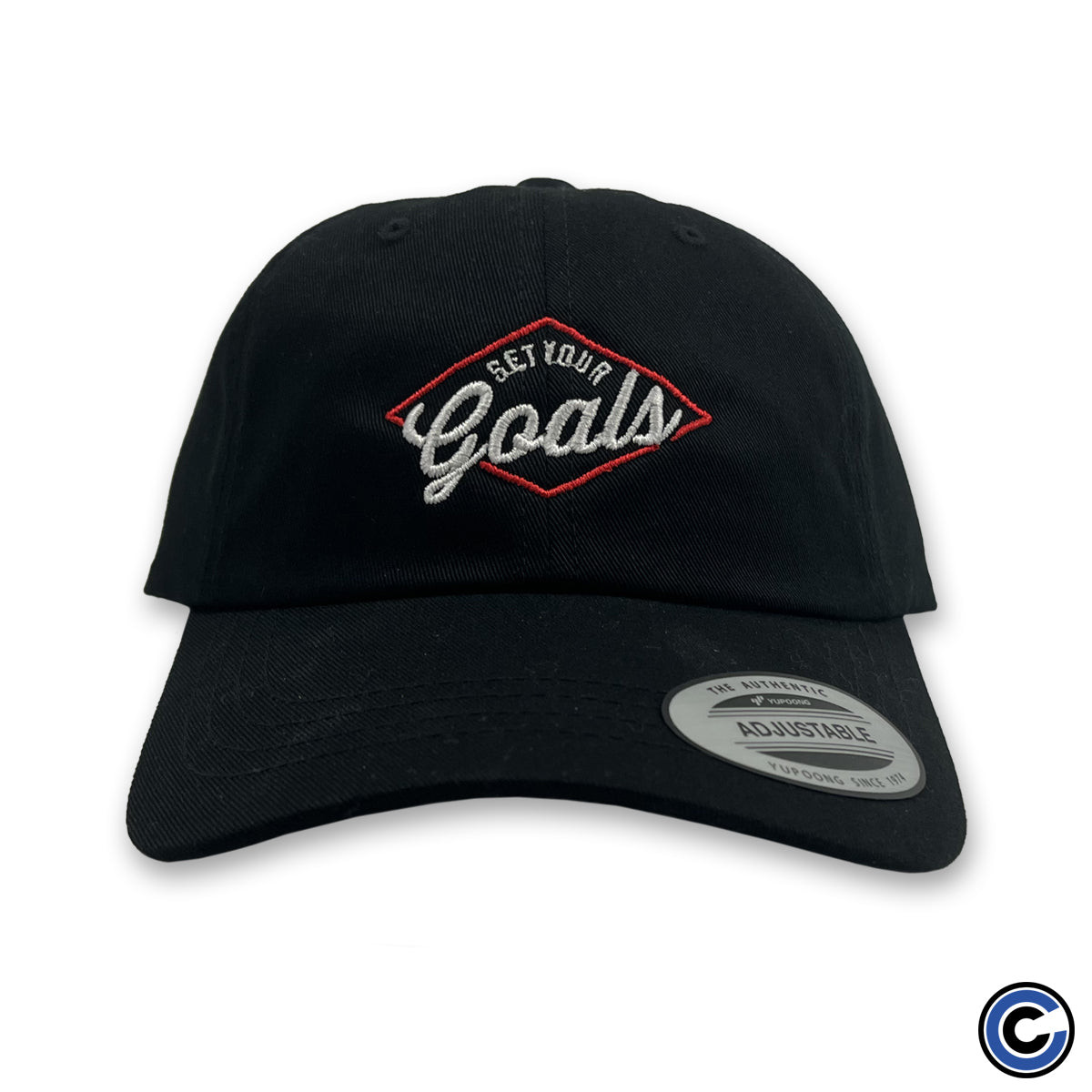 Set Your Goals Diamond Script Hat Father Daughter Gifts-1