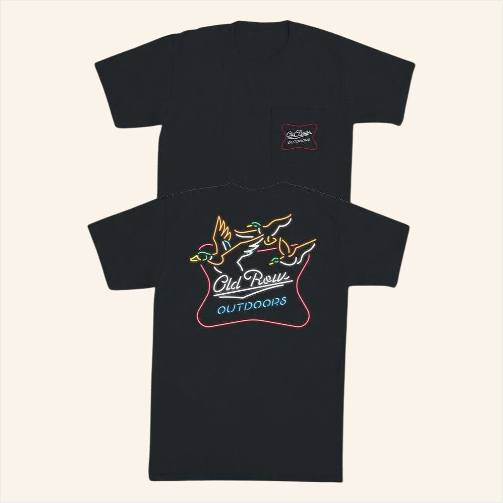 Shades Sunglasses Merch Old Row Neon Duck T-Shirt Gifts For Friends Birthday Gifts For Sister-1