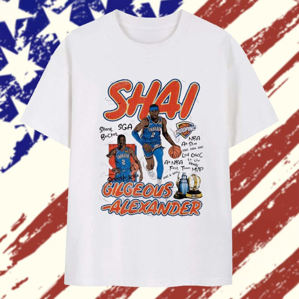 Shai Gilgeousalexander Awards Comic T-Shirt-1
