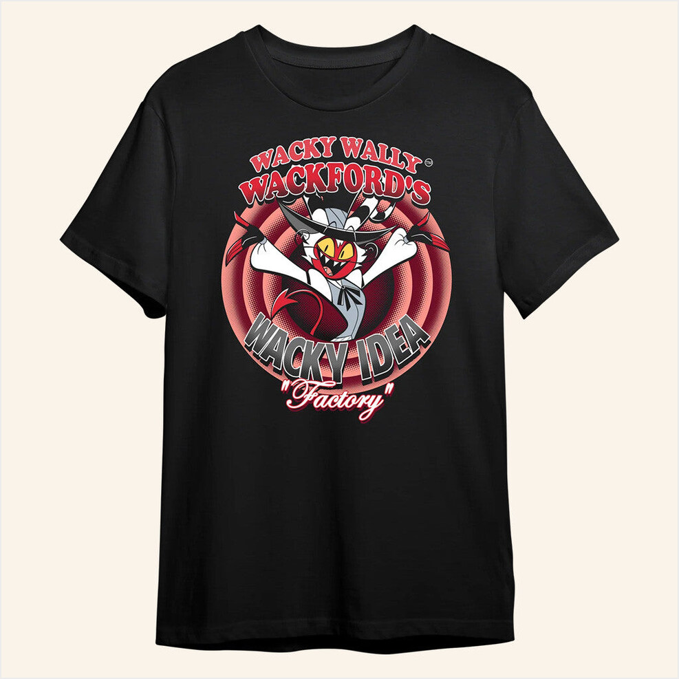 Sharkrobot Merch Wacky Wally Wackford Wacky Idea Factory T-Shirt Gifts For Friends-1