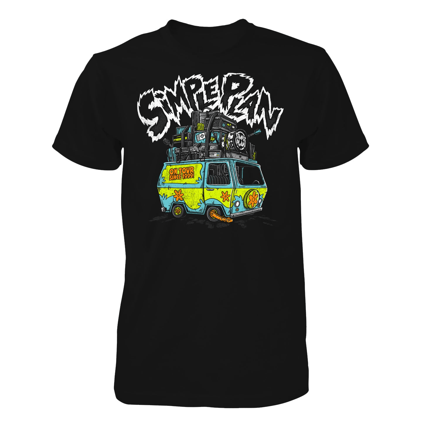 Simple Plan Merch Band In Van Tour T-shirt Gift Ideas For Husband-1 Simple Plan Merch Band In Van Tour T-shirt Gift Ideas For Husband-1