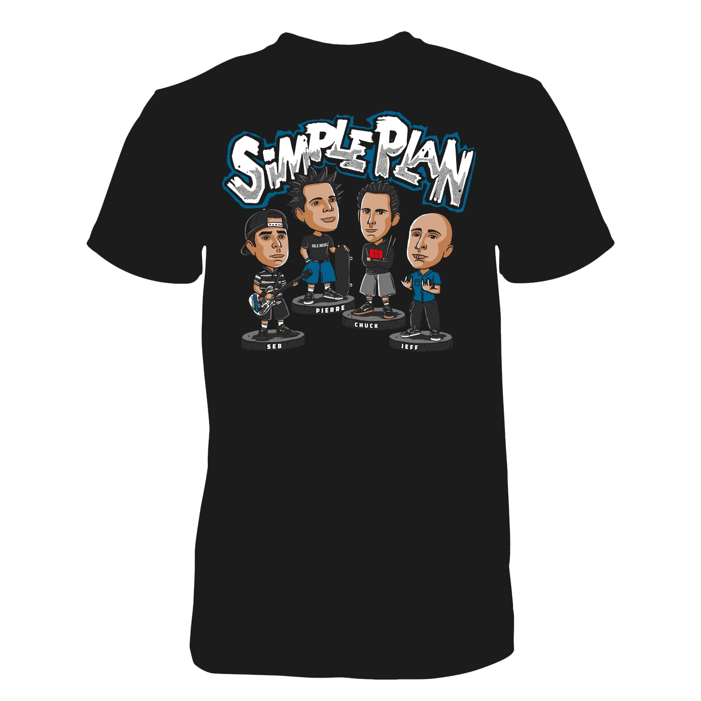 Simple Plan Merch Bobblehead T-Shirt Gift Ideas For Dad-1 Simple Plan Merch Bobblehead T-Shirt Gift Ideas For Dad-1