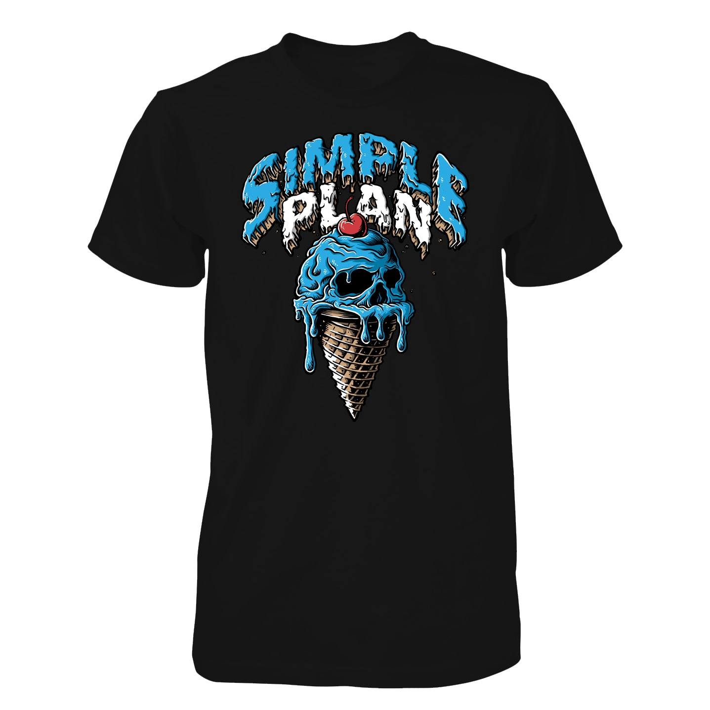 Simple Plan Merch Ice Cream T-shirt Gifts For Your Boyfriend-1