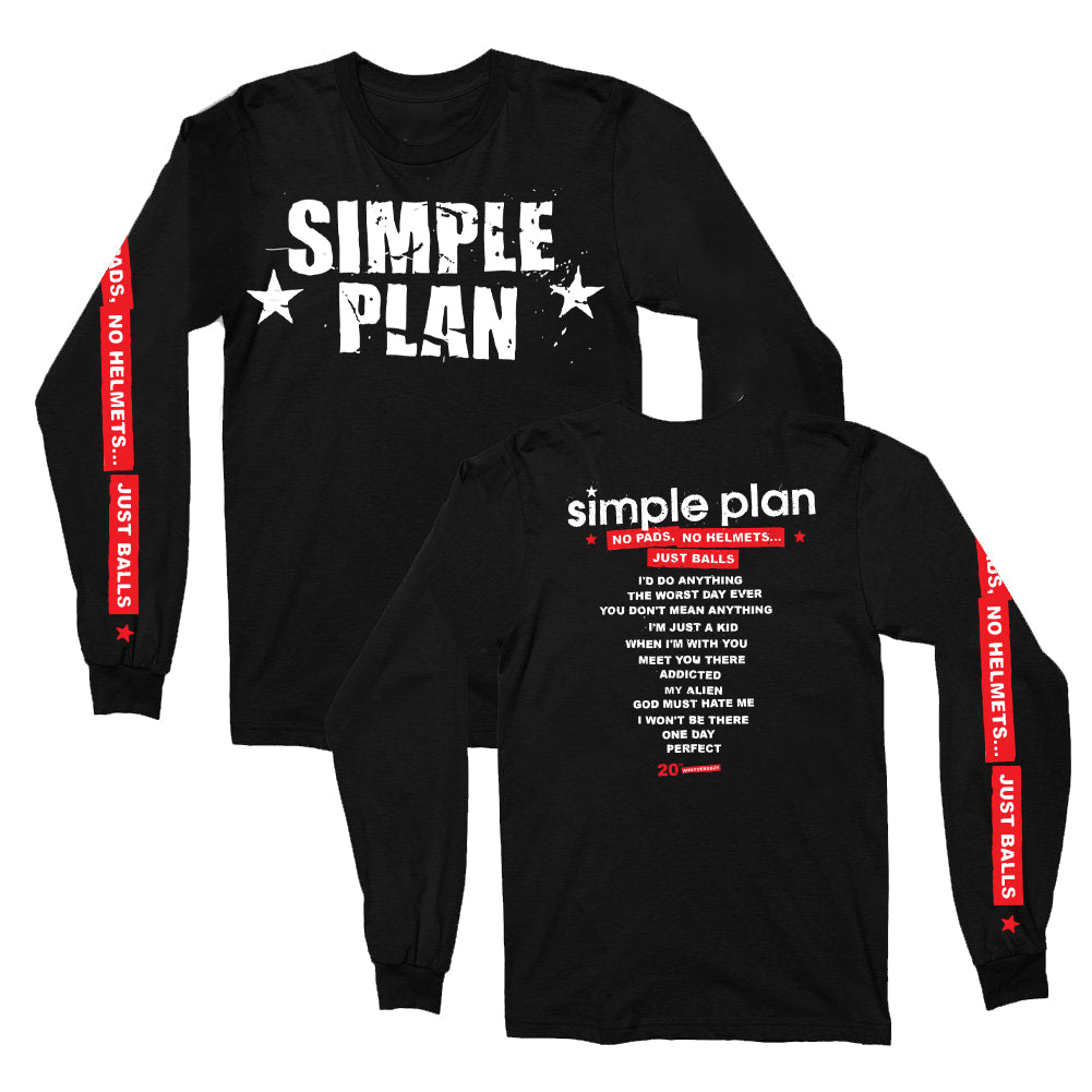 Simple Plan Merch NPNHJB Long Sleeve T-shirt Good Gifts For Dad-1