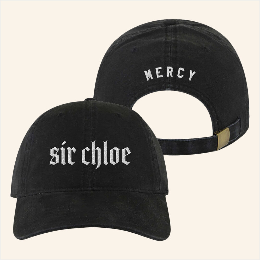 Sir Chloe Music Merch Mercy Embroidered Hat Presents For Dad Birthday Gifts For Friends-1