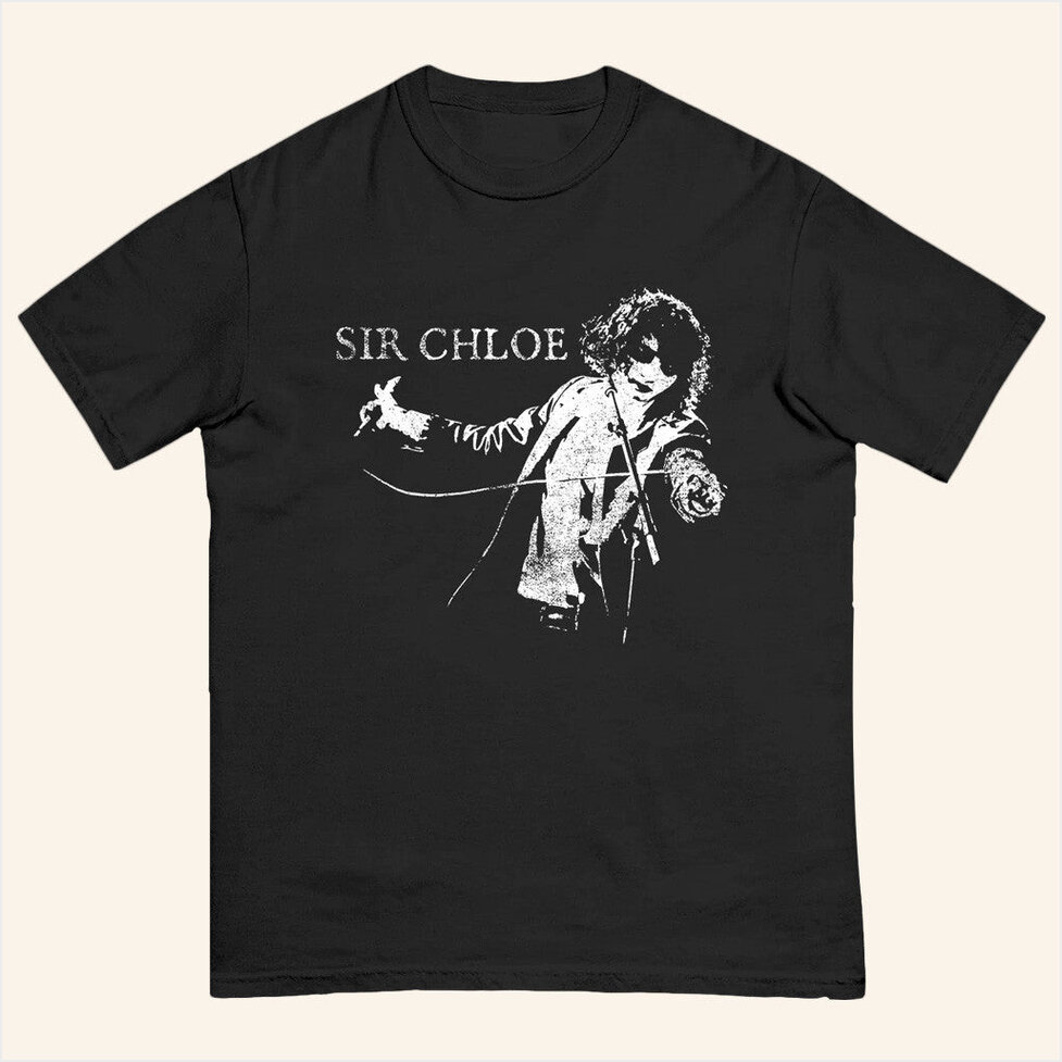Sir Chloe Music Merch Photo T-Shirt Presents For Dad Birthday Gifts For Besties-1