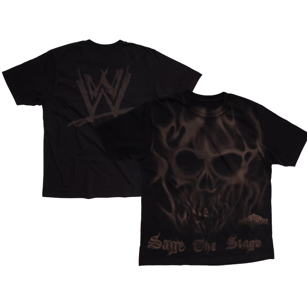 Skull CJ x WWE Sage The Stage T-Shirt Gifts For Fans-1
